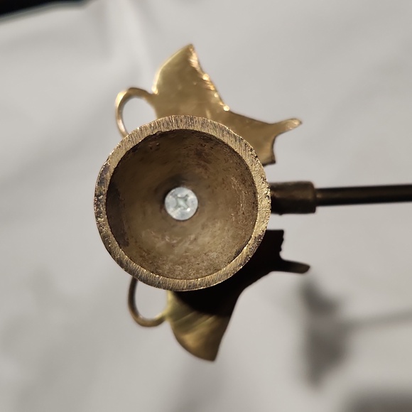 Solid Brass Sitting Deer Candle Holder, Votive Holder and Candle Snuffer Bundle - Picture 9 of 16